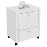 Gaveteiro Arquivo para Pasta Suspensa com Rodízios 2 Gavetas Me4112 Tecno Mobili - Branco - 4