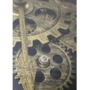 Ver imagem 6 de Relogio de Parede Grande Retrô Envelhecido Engrenagem Movimenta