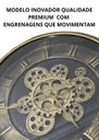 Ver imagem 4 de Relogio de Parede Grande Retrô Envelhecido Engrenagem Movimenta