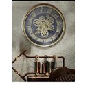 Ver imagem 2 de Relogio de Parede Grande Retrô Envelhecido Engrenagem Movimenta