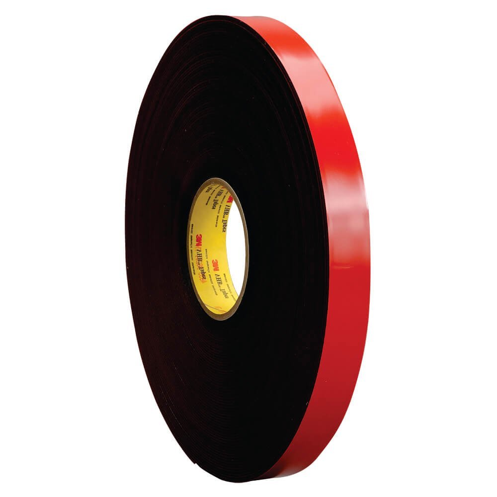 Fita Dupla Face 3M VHB 4655 - 12mm - rolo 33m (kit 5 uni) - 1