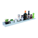 Ver imagem 6 de Kit 2 Prateleira Porta Quadros Retratos Fotos Temperos Livros e Enfeites Cor:Branca