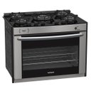 Ver imagem 1 de Fogão a Gás Embutir Gaudí Prisma Vítreo 5Q Inox Venax