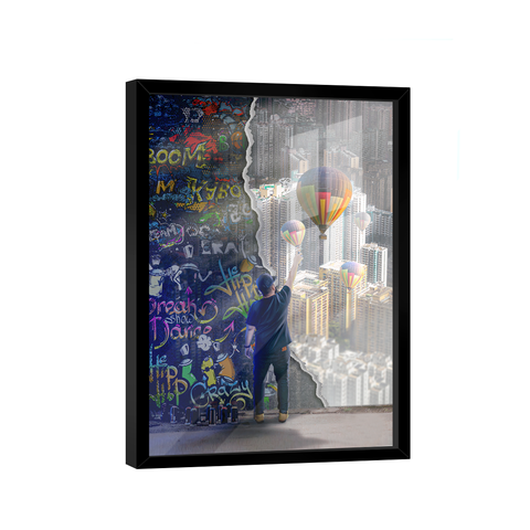 Quadro Grafite Balão -- BR ARTES