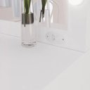 Ver imagem 5 de Penteadeira Camarim com Espelho e LED 3 Gavetas PE2010 90cm Branco - Tecnomobili