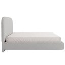 Ver mais imagens de Cama Queen Flutuante com Cabeceira 160cm Aura W01 Bouclê Cinza - Lyam Decor