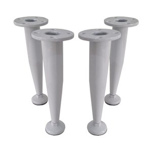 Pé Leve Cônico Regulável 10cm Branco 4 Unidades