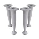 Ver imagem 1 de Pé Leve Cônico Regulável 10cm Branco 4 Unidades