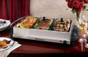 Ver imagem 6 de Elite Gourmet Ewm-6171 Buffet Server 3 em 1 com 3 Bandejas de 2,5l - Aço Inox