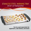 Ver imagem 4 de Elite Gourmet Ewm-6171 Buffet Server 3 em 1 com 3 Bandejas de 2,5l - Aço Inox