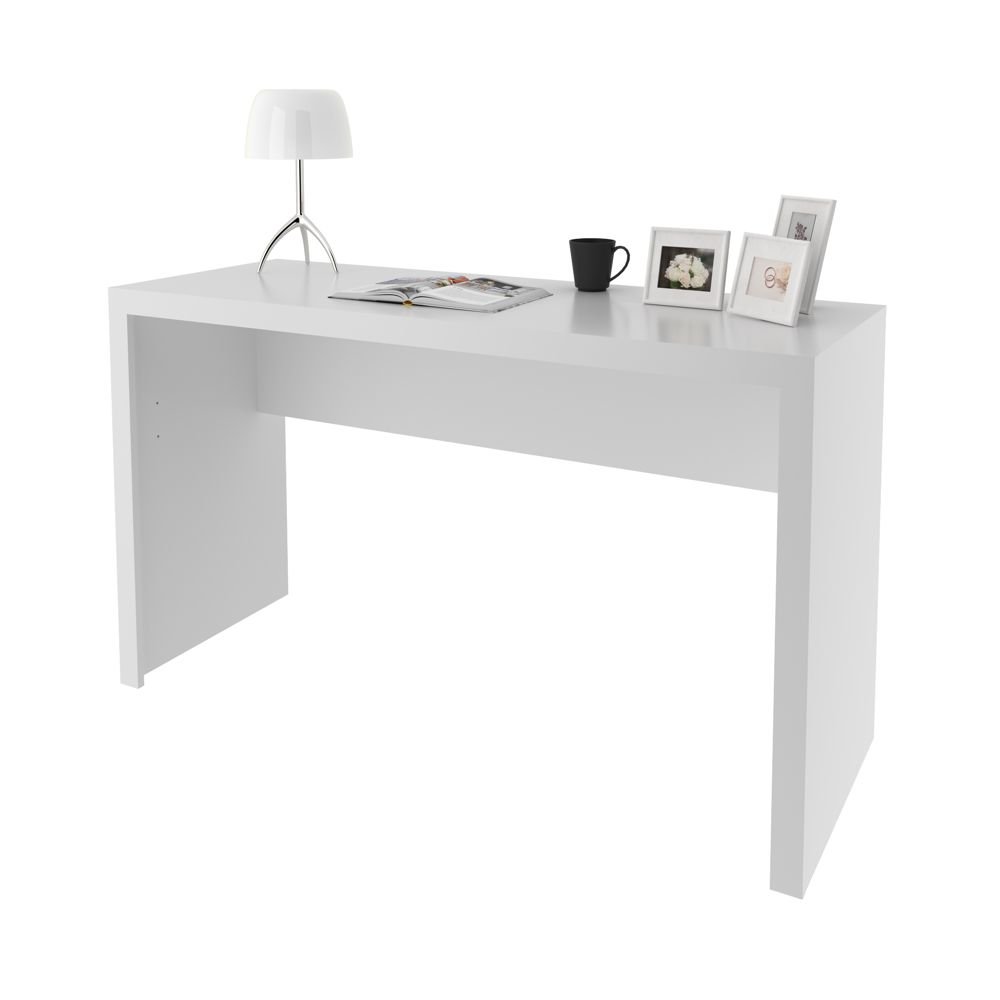 Mesa Escrivaninha para Escritório 1,27m Branco Me4135 Tecno Mobili - 3