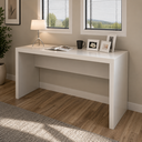 Ver imagem 1 de Mesa Escrivaninha para Escritório 1,27m Branco ME4135 Tecno Mobili