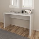 Ver imagem 1 de Mesa Escrivaninha para Escritório 1,27m Branco Me4135 Tecno Mobili