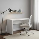 Ver imagem 1 de Mesa Escrivaninha Moderna para Escritório 127cm Tecnomóbili