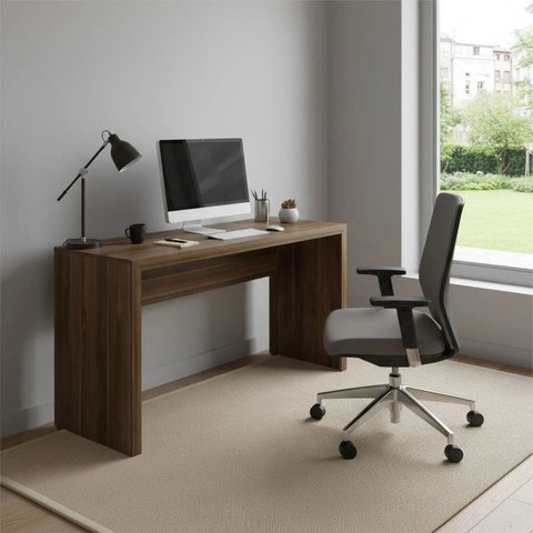 Mesa Escrivaninha Moderna para Escritório 127cm Tecnomóbili