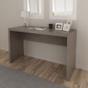 Ver imagem 1 de Mesa Escrivaninha para Escritório 1,27m Carvalho Me4135 Tecno Mobili