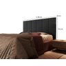 Cabeceira Cama Box Casal 1.38 Flora:preto - 4