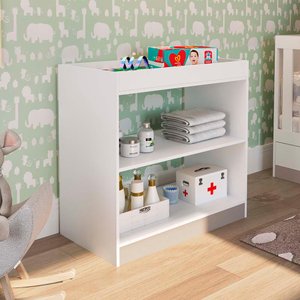 Trocador de Fraldas Branco Adorável Art In Móveis