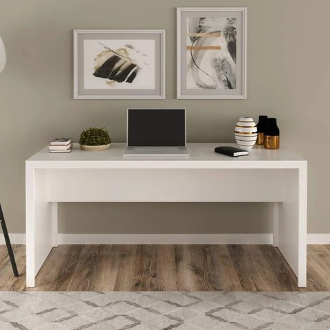Mesa Escrivaninha para Escritório 163cm Moderna Tecnomóbili