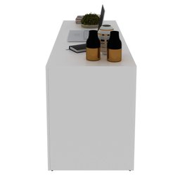 Mesa para Escritório 1,63m Me4109 Tecno Mobili - Branco - 2