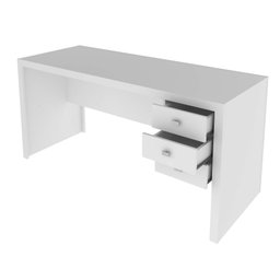 Mesa para Escritório Engrossurada 1,55m 3gav Me4113 Tecno Mobili - Branco - 5