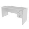 Mesa para Escritório Engrossurada 1,55m 3gav Me4113 Tecno Mobili - Branco - 4