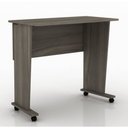Ver imagem 1 de Mesa Escrivaninha Dobrável com Rodízio Cor Carvalho Me4117 Tecno Mobili