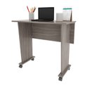 Ver imagem 3 de Mesa Escrivaninha Dobrável com Rodízio Cor Carvalho Me4117 Tecno Mobili