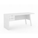 Ver imagem 2 de Escrivaninha para Home Office 163cm 2 Gavetas ME4122 Branco - Tecno Mobili