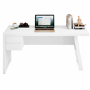 Ver imagem 4 de Escrivaninha para Home Office 163cm 2 Gavetas ME4122 Branco - Tecno Mobili