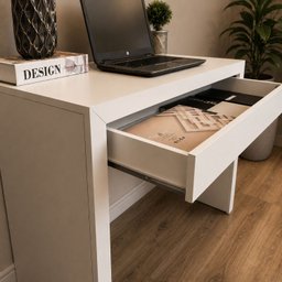 Escrivaninha Mesa para Notebook 90cm 1 Gaveta ME4107 Tecno Mobili - Branco - 6 Escrivaninha Mesa para Notebook 90cm 1 Gaveta ME4107 Tecno Mobili - Branco - 6