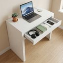 Ver imagem 5 de Escrivaninha Mesa para Notebook 90cm 1 Gaveta ME4107 Tecno Mobili - Branco