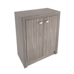 Armário Balcão para Escritório Baixo 60cm 2 Portas Me4103 Tecno Mobili - Carvalho - 2