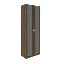 Armário com 2 Portas Cor Nogal Me4115 Tecno Mobili - 6 Armário com 2 Portas Cor Nogal Me4115 Tecno Mobili - 6