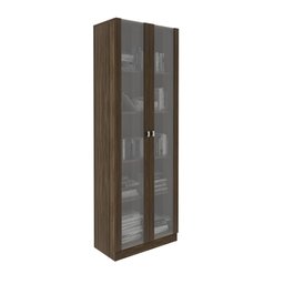Armário com 2 Portas Cor Nogal Me4115 Tecno Mobili - 1 Armário com 2 Portas Cor Nogal Me4115 Tecno Mobili - 1