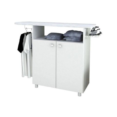 Balcão com Tábua de Passar Tecno Mobili Tp-3000 - Cor Branco