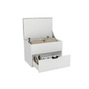 Ver imagem 2 de Puff com Gaveta Tecido 381 Pu2051 Tecno Mobili Branco