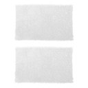 Ver imagem 1 de 2 Tapete Banheiro Bolinha 38x48 Antiderrapante Rozac Branco