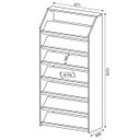 Ver imagem 3 de Sapateira SA3403 Vertical Branco - Tecno Mobili