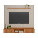Ver imagem 2 de Rack Tv 70 Pol. Suspenso 183cm Home 2 Portas Amarante Canela