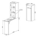 Ver imagem 4 de Tábua de Passar TP3030 Retrátil Branco - Tecno Mobili