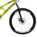 Ver imagem 4 de Bicicleta Colli Fulls Gps Aro 26 21 Marchas Freio a Disco Suspensão Dupla 220 Amarelo Neon