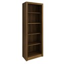Ver imagem 4 de Estante para Livros ou Escritório 60cm 4 Prateleiras Nogal Me4104 Tecno Mobili