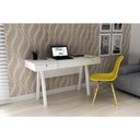 Ver imagem 2 de Penteadeira Escrivaninha com Gavetas e Espelho Retrátil Pe2002 Tecno Mobili - Branco