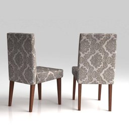 Kit 2 Cadeiras Estofadas Ca2719 Medalhão Gianduia - 2