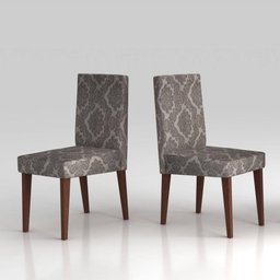 Kit 2 Cadeiras Estofadas Ca2719 Medalhão Gianduia - 1