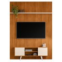 Ver imagem 2 de Conjunto Painel e Estante Ironwood Cinamomo Off White