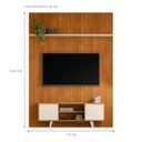 Ver imagem 3 de Conjunto Painel e Estante Ironwood Cinamomo Off White