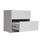 Ver imagem 4 de Mesa de Cabeceira 2 Gavetas 600 X 550 X 400 Beton Matt - Kolla Mobilia