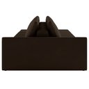 Ver imagem 7 de Sofá Ilha Modulado Milos 252cm Puff Lateral Veludo Marrom G33 - Gran Belo